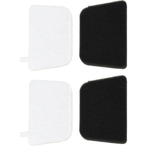 Lot de 2 Filtres à Air pour Souffleur 443141-3 Et 443140-5 Compatible avec Makita Le Moteur 4 Temps BHX 2501