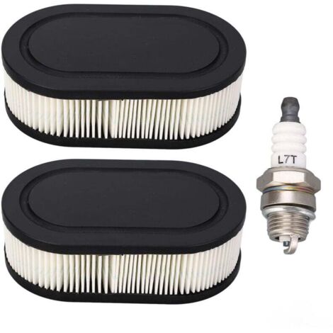 Lot de 2 filtres à air, pour tondeuse à gazon Briggs & Stratton 550E 550EX Eco-Plus 575EX Series Remplace 4247 5432 5432K 09P00 09P702 500EX 625 Moteur 798452 593260