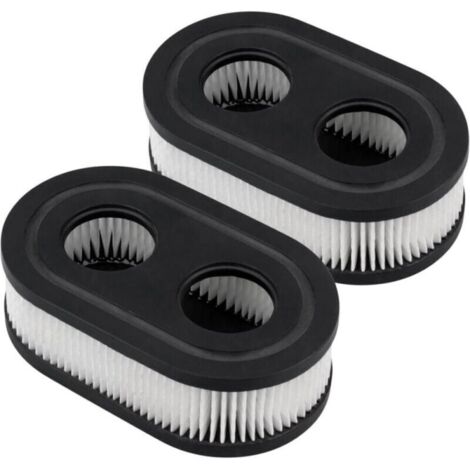 Lot de 2 filtres à air pour tondeuses Briggs & Stratton séries 550E, 550EX Eco-Plus et 575EX. Remplace les moteurs 5432, 5432K, 798452, 593260, 093000er et 09P0000er.