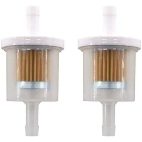 Lot de 2 filtres à carburant pour tondeuse autoportée, tracteur de pelouse, nombreux moteurs Briggs &amp Stratton 493629 691035 695666 AM108356 Tecumseh 34279 A