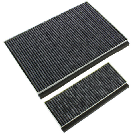 Lot de 2 filtres à charbon actif (36,3 x 25 x 2,9 cm / Filtre secondaire 25,9 x 9 x 2,3 cm) pour hotte Siemens - Bosch - Neff