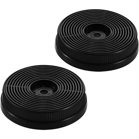 Lot de 2 Filtres à Charbon Actif pour Hotte Aspirante, CF-S, 109mm, pour Hotte Replacement Filtre (1 paire) 4760