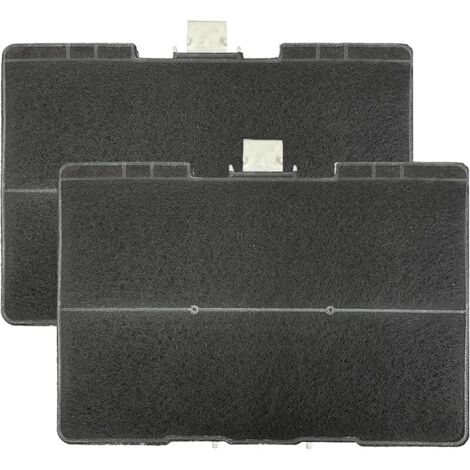 Lot de 2 filtres à charbon actif pour hotte aspirante, compatibles avec les modèles Siemens LZ53451 et LZ53450, et remplaçant les filtres Neff Z5102X1 et Z5102X5. Également compatibles avec les modèle