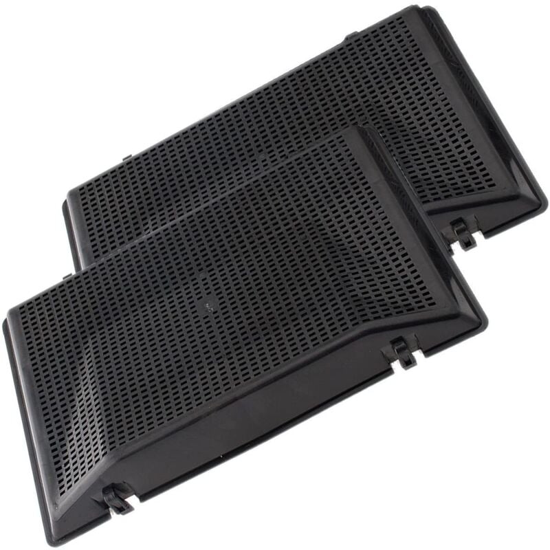 Whirlpool - Lot de 2 filtres à charbon type 37 (28,5 x 17,5 x 4 cm) pour hotte Ikea, Faure, Ariston Hotpoint, Fagor, Sauter