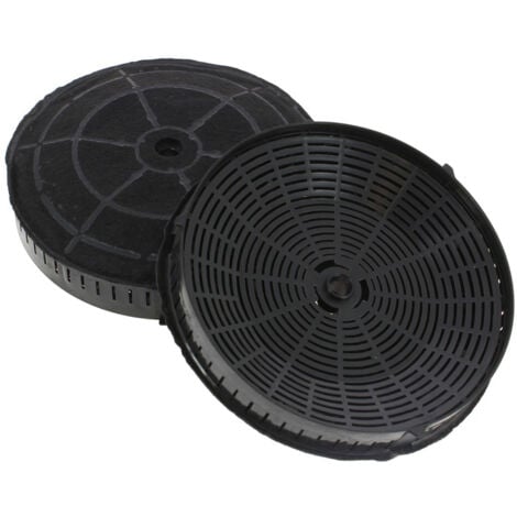 HOME EQUIPEMENT Lot de 2 filtres à charbon type 57 dim.18 x 3,8 cm pour hotte Elica