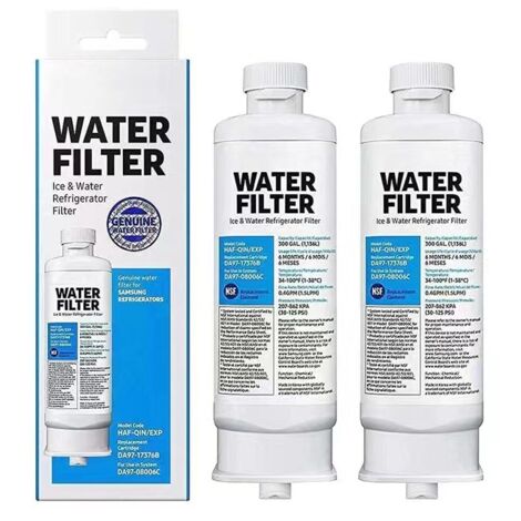 MINKUROW Lot de 2 Filtres à eau de Réfrigérateur de Eechange pour Samsung DA97-17376B DA97-08006C HAF-QIN HAF-QIN/EXP