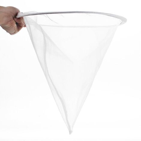 Lot de 2 filtres à miel coniques en nylon avec cercle métallique pour l'extraction du miel - Matériel apicole