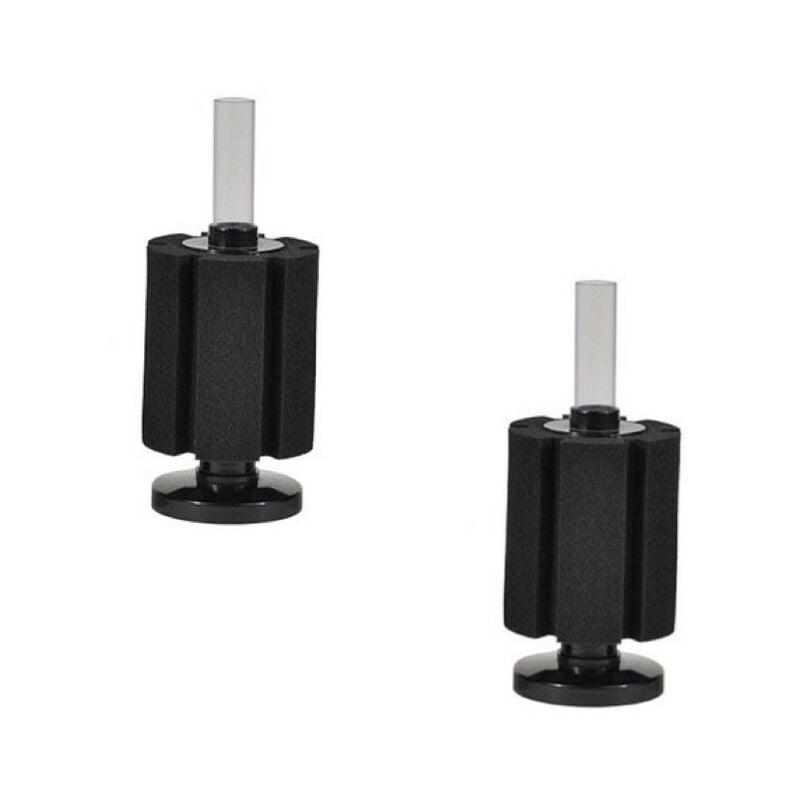 Lot de 2 Filtres à air sur mousse E 103 pour aquarium de 100 - 125 litres