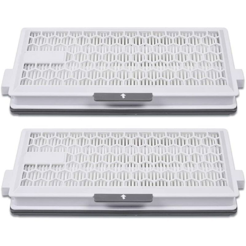 KZQ - Lot de 2 Filtres Airclean Plus pour Miele Air Clean sf-ha 50, Modèles Complete C2 C3, Compact C1 C2, Référence 10107860.