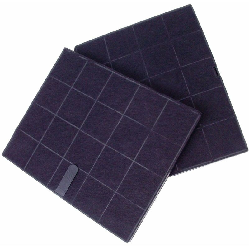 Whirlpool - Lot de 2 filtres charbon 235x190mm AFFCAF16 airforce (airforce AFFCAF16) Hotte airforce, de dietrich, electrolux