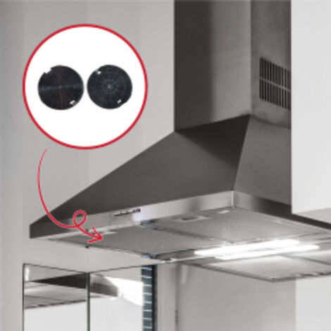 Lot de 2 filtres charbon 481249038013 akr886 akr887 akr963ix hooc00s hooc00w hooc01s hooe00s hotte whirlpool akr989