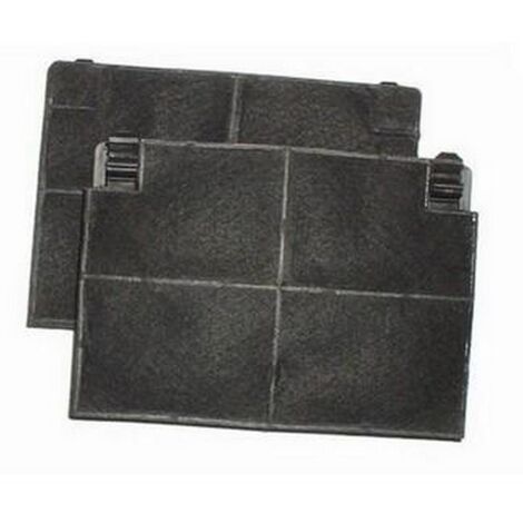 Lot de 2 filtres charbon ROBLIN 5403001 193x137x20mm (484000008781, EFF70) Hotte DE DIETRICH, SMEG, ZANUSSI, ELECTROLUX, SAUTER, ROBLIN, BEKO, THERMOR, BRANDT, ARISTON HOTPOINT