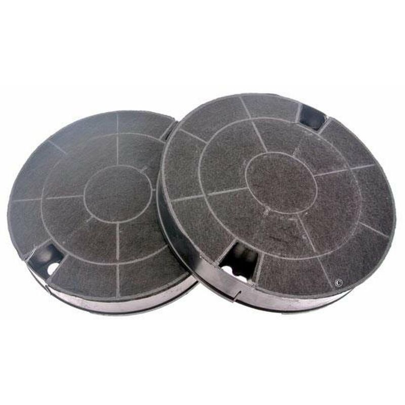 Lot de 2 filtres charbon type 29 CHF029 (91929-1875) (481249038013, AMC912) Hotte WHIRLPOOL, IKEA WHIRLPOOL, BAUKNECHT, ARISTON HOTPOINT, INDESIT,