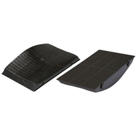 Lot de 2 filtres charbon type 37 AMC962 - Hotte - ARISTON HOTPOINT, WHIRLPOOL, FAGOR, FAURE, IKEA WHIRLPOOL, SAUTER (52406)