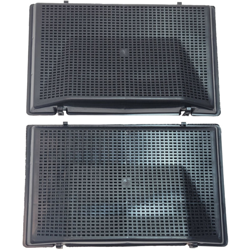 Lot de 2 filtres charbon type 37 AMC962 pour Hotte 484000008786, 481249038015 ARISTON HOTPOINT, FAGOR, FAURE, IKEA WHIRLPOOL, SAUTER, W