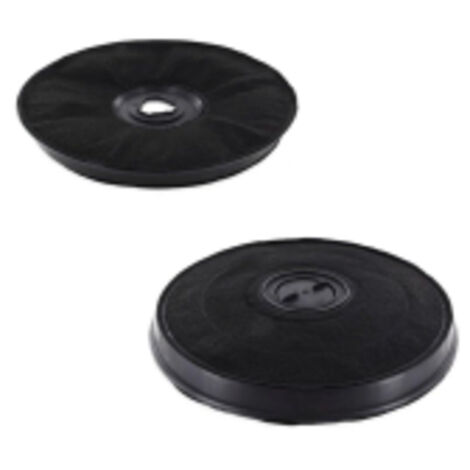 Lot de 2 filtres charbon type E233 FAC519 EFF57 pour Hotte ROBLIN 5403003 481281718534 ACEC, AEG, ARISTON HOTPOINT, ARTHUR MARTIN ELECT