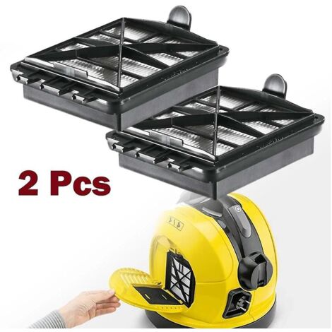 Lot de 2 filtres compatibles avec les aspirateurs robots Karcher VC 6, VC 6100, VC 6200, VC 6300 et VC 6.414-805.0 (accessoires 29165)-AquaForge
