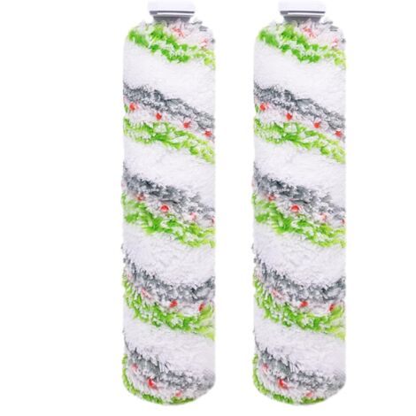 Lot de 2 filtres de rechange et 2 rouleaux de brosse multifonction pour animal domestique Bissell Crosswave 3 en 1 pour CrossWave 2554A/2765Z/2767Z