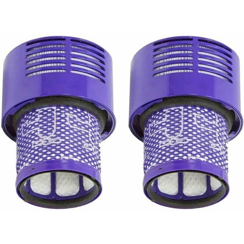 Lot de 2 filtres de rechange lavables pour aspirateur Dyson V10 : Filtre de rechange compatible avec la série V10 SV12 de Dyson