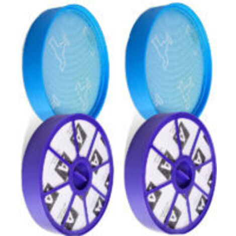 Lot de 2 filtres de rechange lavables - Pour aspirateurs Dyson DC29, DC19, DC19T2, DC20 et DC21