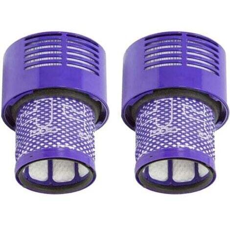 Lot de 2 Filtres de Rechange Lavables pour les Aspirateurs Dyson V10 Filtre de Rechange Dyson pour Série V10 SV12