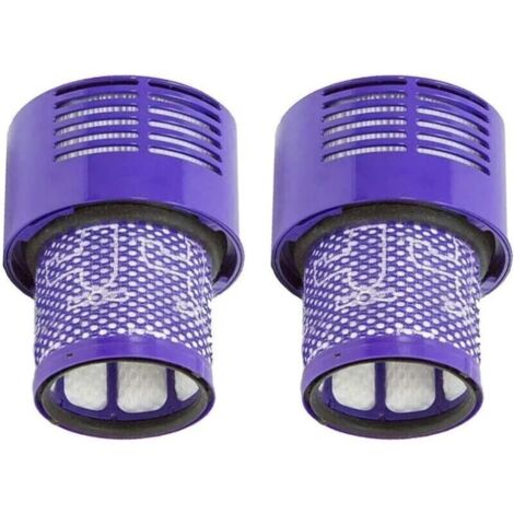 Lot de 2 Filtres de Rechange Lavables pour les Aspirateurs Dyson V10 Filtre de Rechange Dyson pour Série V10 SV12