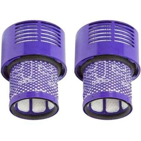 Lot de 2 Filtres de Rechange Lavables pour les Aspirateurs Dyson V10 Filtre de Rechange Dyson pour Série V10 SV12