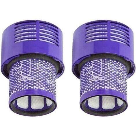 Lot de 2 Filtres de Rechange Lavables pour les Aspirateurs Dyson V10 Filtre de Rechange Dyson pour Série V10 SV12