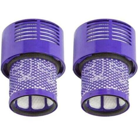 Lot de 2 Filtres de Rechange Lavables pour les Aspirateurs Dyson V10 Filtre de Rechange Dyson pour Série V10 SV12