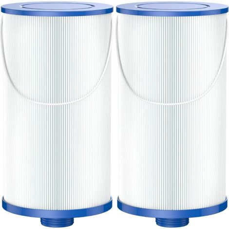 Lot de 2 filtres de rechange pour spa : compatibles avec les filtres Filbur FC-2402 5CH-37 PFF42TC-P4 78460 et Lifesmart AquaTerra Freeflow Bermuda Aspire Azure.