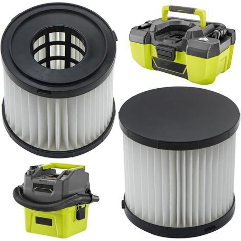 Lot de 2 filtres de rechange RPVF Project Vac - Compatible avec Ryobi R18PV-0 Akku-ONE+ Project Vac