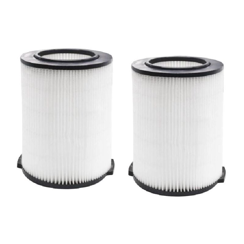 Lot de 2 filtres de rechange standard pour aspirateur sec et humide VF4000, compatibles avec les aspirateurs d'atelier Ridgid 72947 de 5 à 20 gal.