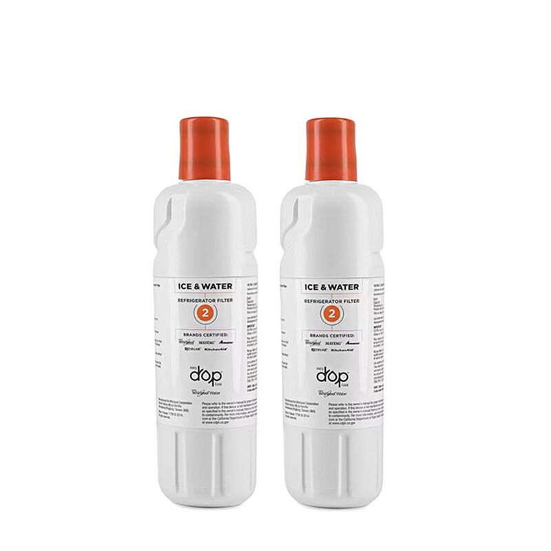 Boed - Lot de 2 filtres (EDR2RXD1) Réfrigérateur, filtre à eau du réfrigérateur