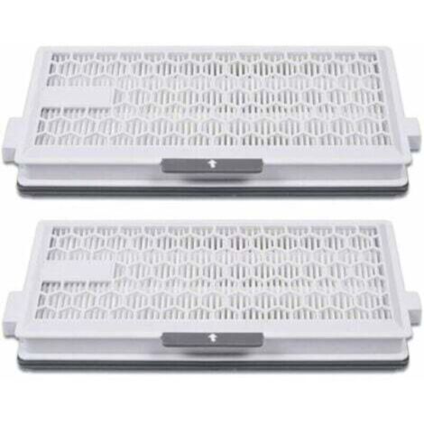 Lot de 2 filtres HEPA Airclean Plus 50 pour aspirateur Miele Complete C3 Powerline, S8340,Air Clean SF-HA 50 pour Complete C2 C3 Compact C1 C2-2,Lot de 2 pièces de rechange,de
