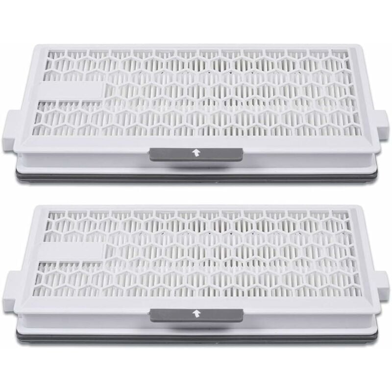 Lot de 2 filtres HEPA Airclean pour aspirateur Miele Complete C3 Powerline S8340 - Air Clean SF-HA 50 pour Complete C2 C3 Compact C1 C2 - Lot de 2