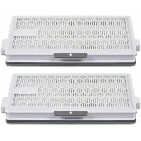 Lot de 2 filtres HEPA Airclean pour aspirateur Miele Complete C3 Powerline S8340 - Air Clean SF-HA 50 pour Complete C2 C3 Compact C1 C2 - Lot de 2 pièces de rechange pour aspirateur-Crezuo