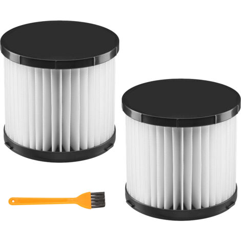Lot de 2 filtres HEPA et 1 brosse de nettoyage pour aspirateurs Ryobi 18V ONE+ PCL733