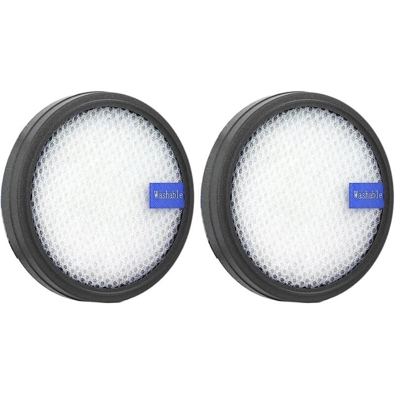 Lot de 2 filtres HEPA lavables, filtres de Rechange pour aspirateur sans Fil léger pour PRETTYCARE W200 W300 W400