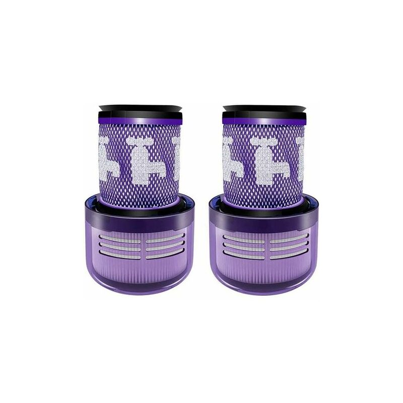 Lot de 2 filtres hepa pour aspirateur Dyson V12 Detect Slim - Pièce de rechange