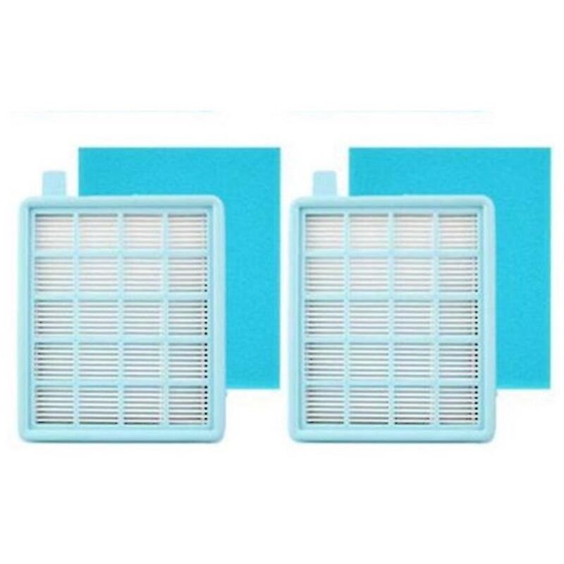 Lot de 2 filtres Hepa pour aspirateur Philips, pièces de rechange