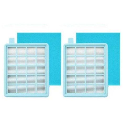 Lot de 2 filtres Hepa pour aspirateur Philips, pièces de rechange