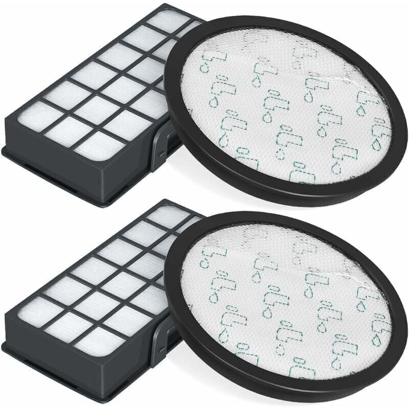 Lot de 2 filtres hepa pour Rowenta Silence, accessoires de filtre de rechange ZR903701, Force Cyclonic 4AAAA RO7647EA RO7663EA RO7676EA RO7681EA