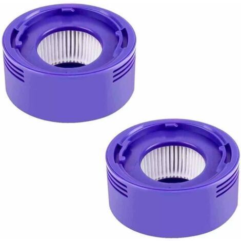Lot de 2 filtres lavables de rechange compatibles avec Dyson V7 V8 Animal Absolute Motorhead Aspirateur sans câble Post-Moteur