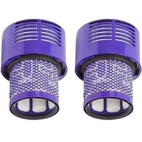 Lot de 2 Filtres Lavables pour Aspirateur Dyson V10 (V10 Absolute, Animal, Total Clean, SV12)