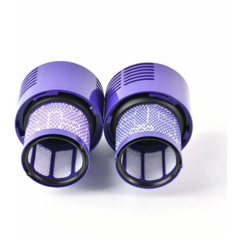 Lot de 2 filtres lavables pour aspirateurs Dyson V10 SV12 Cyclone Animal Absolute Total Clean Comparer la pièce n° 96908201