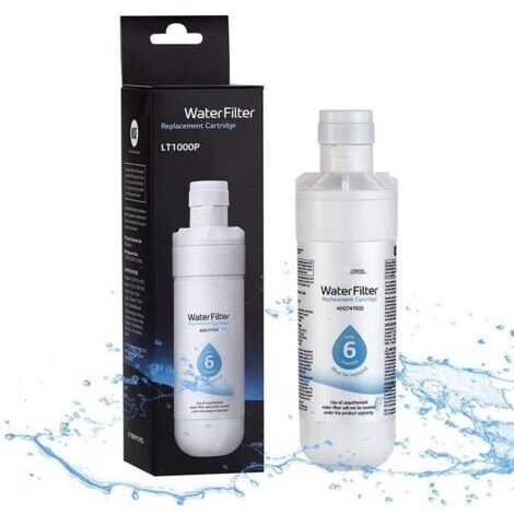 Lot de 2 filtres (LT1000P) Réfrigérateur, filtre à eau du réfrigérateur
