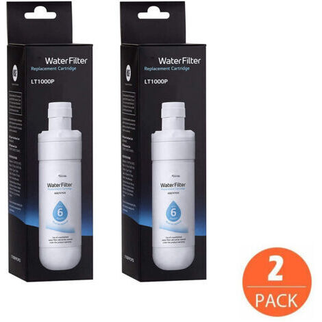 Lot de 2 filtres (LT1000P) Réfrigérateur, filtre à eau du réfrigérateur