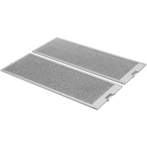 Lot de 2 filtres métal antigraisses (00460007, 460007) Hotte 44243 SIEMENS, BOSCH, NEFF, CONSTRUCTA