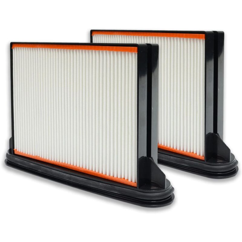Lot de 2 filtres plissés de rechange en polyester compatibles avec Professional bosch gas 25 gas 35L