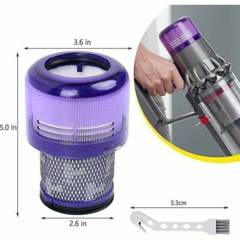 Lot de 2 filtres pour filtre de rechange lavable Dyson V11 V15 Sv14 Sv22 thsinde
